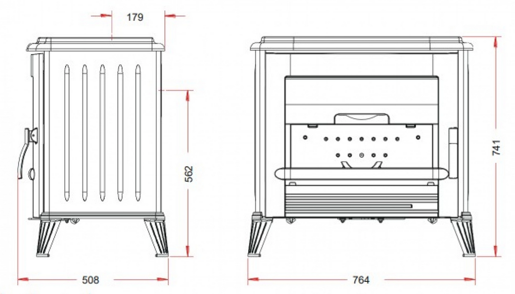 Soba fonta Modena 10kW - Fildes 2