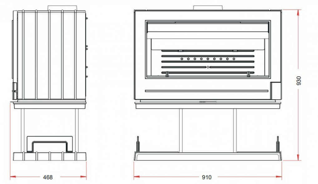 Soba fonta Norman 12kW 2